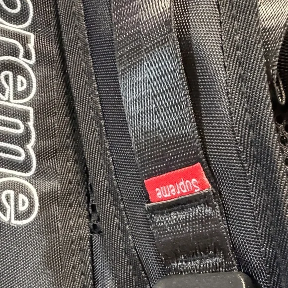 Supreme Black Mesh Backpack